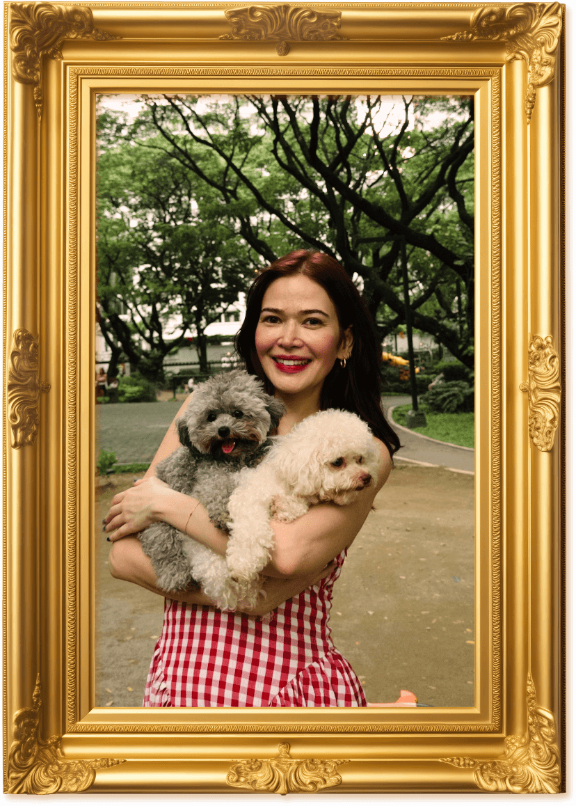 Roving photo press with Bela Padilla and Alfie